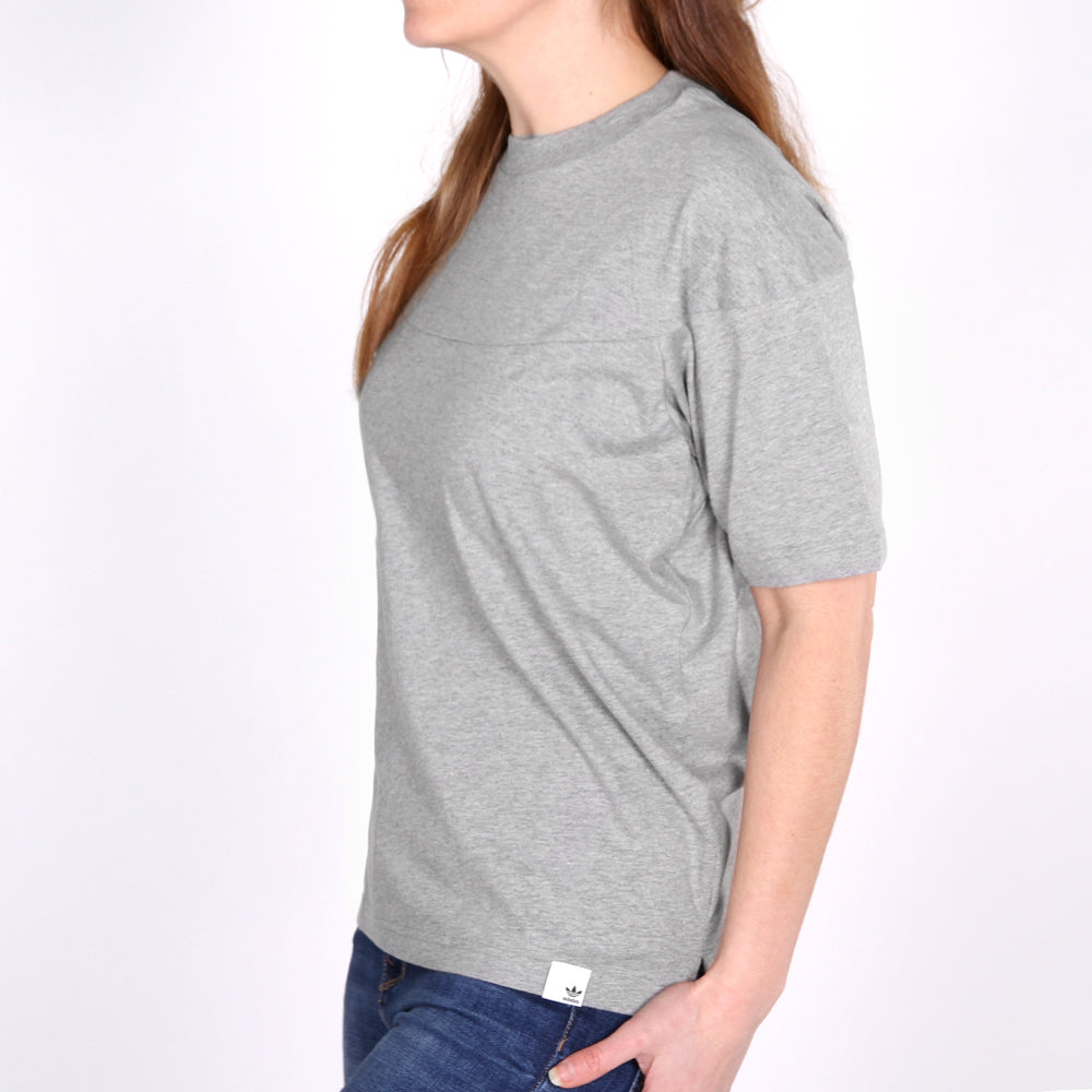 adidas XBYO W T-shirt średnio szary melanż