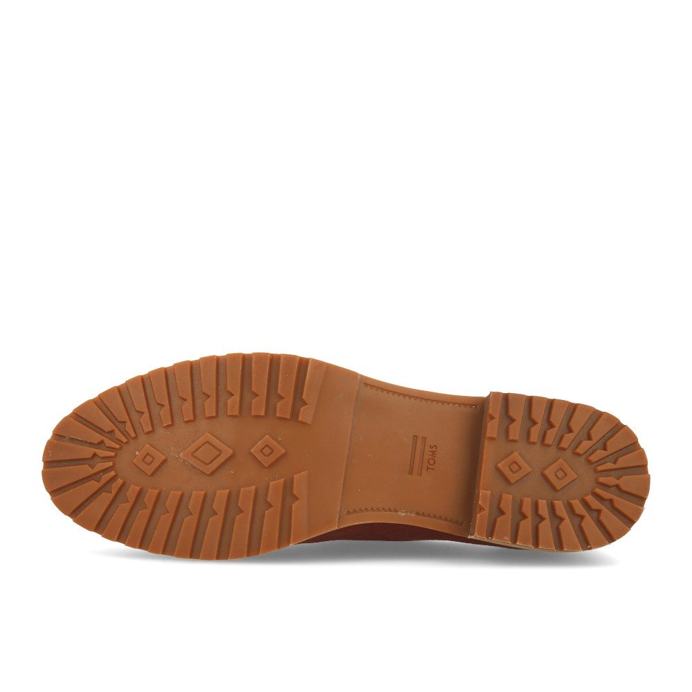 TOMS Ainsley Penny Brązowa Skóra Zamszowa