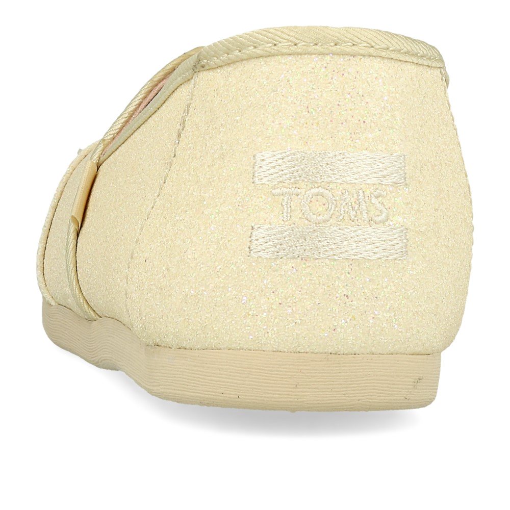 TOMS Classics brokatowe w kolorze kości słoniowej dla kobiet
