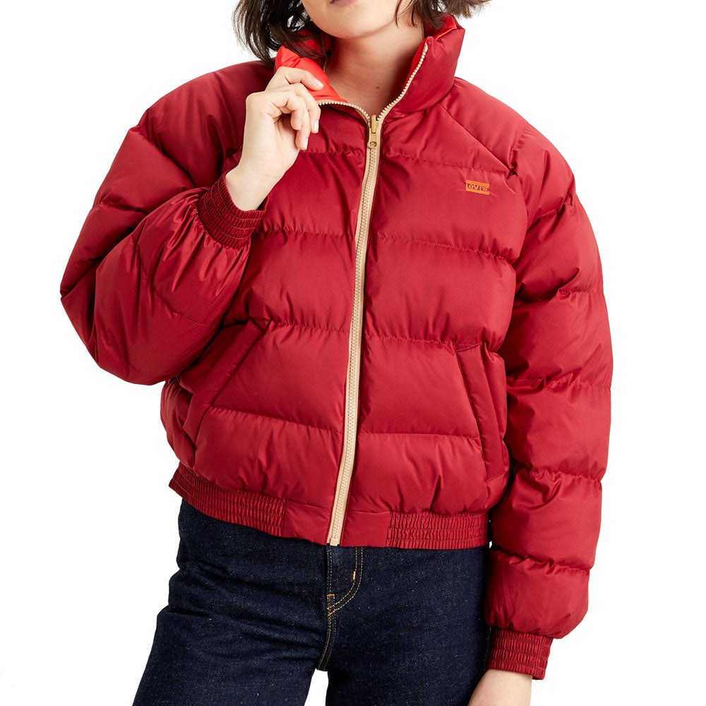 Levi's Dwustronna kurtka puchowa Lydia Poppy Red