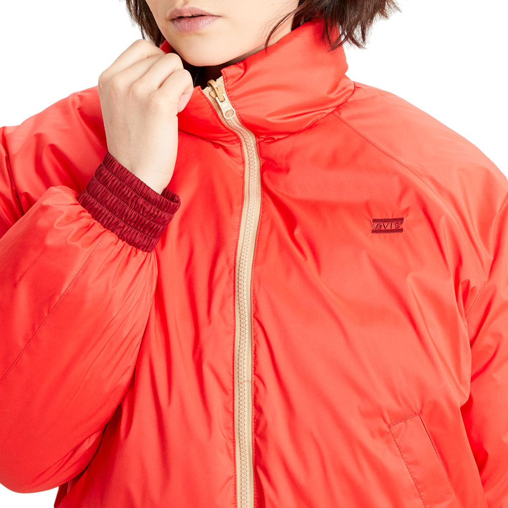 Levi's Dwustronna kurtka puchowa Lydia Poppy Red
