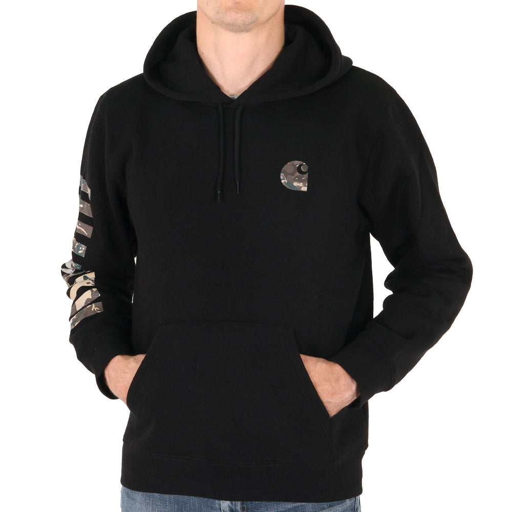 Carhartt WIP Hooded Camo Mil Sweat Czarna