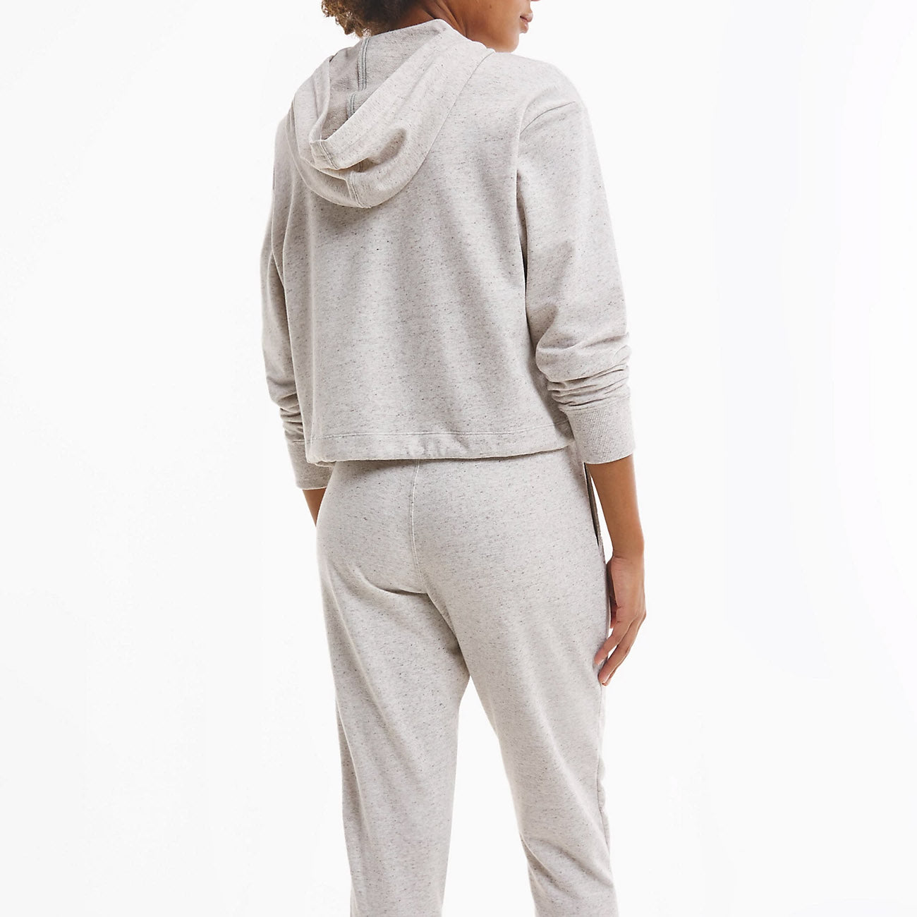 Calvin Klein L/S Lounge Hoodie Damski CK One Buff Heather