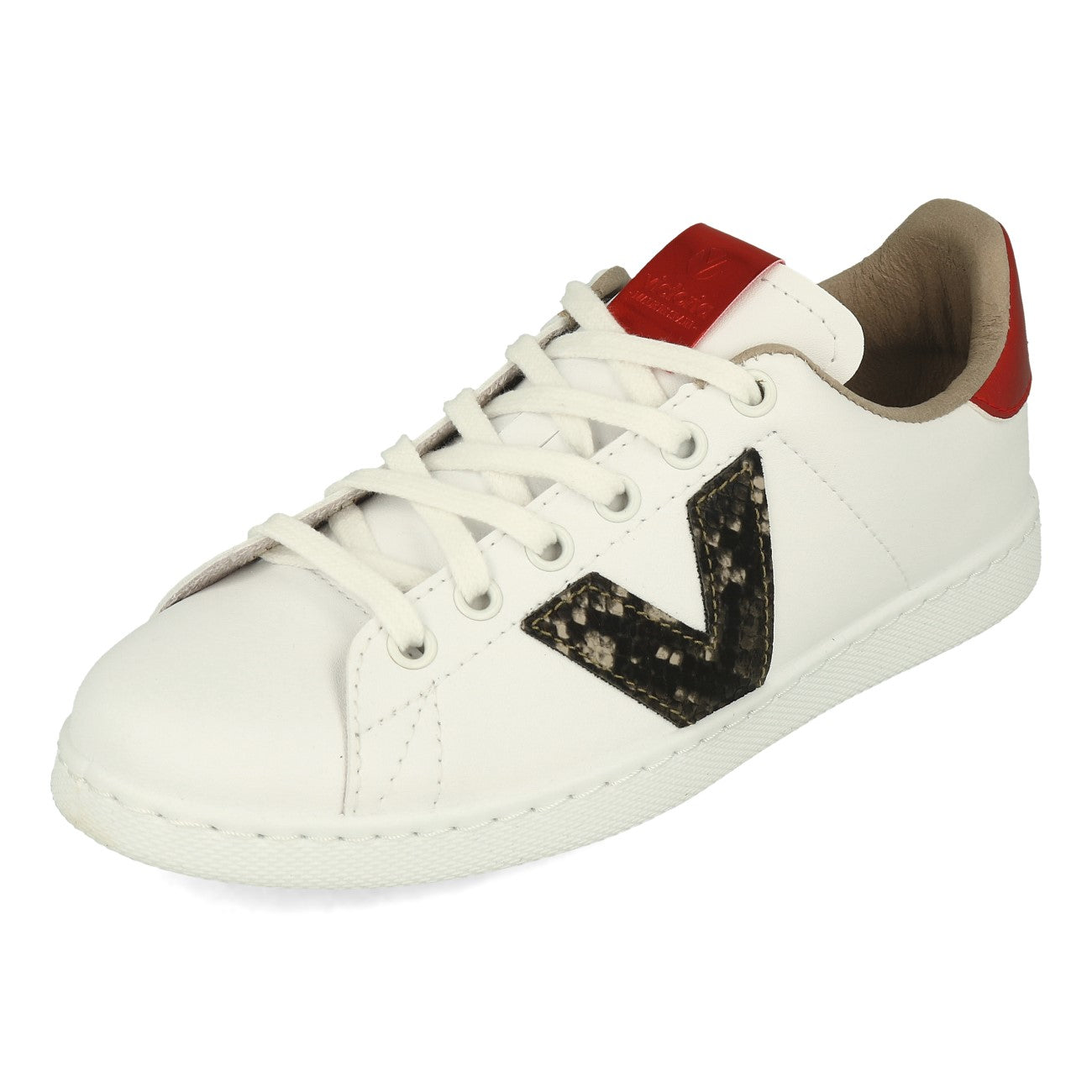 Victoria Tenis Piel Vegana Detalle Damskie sneakersy czarne