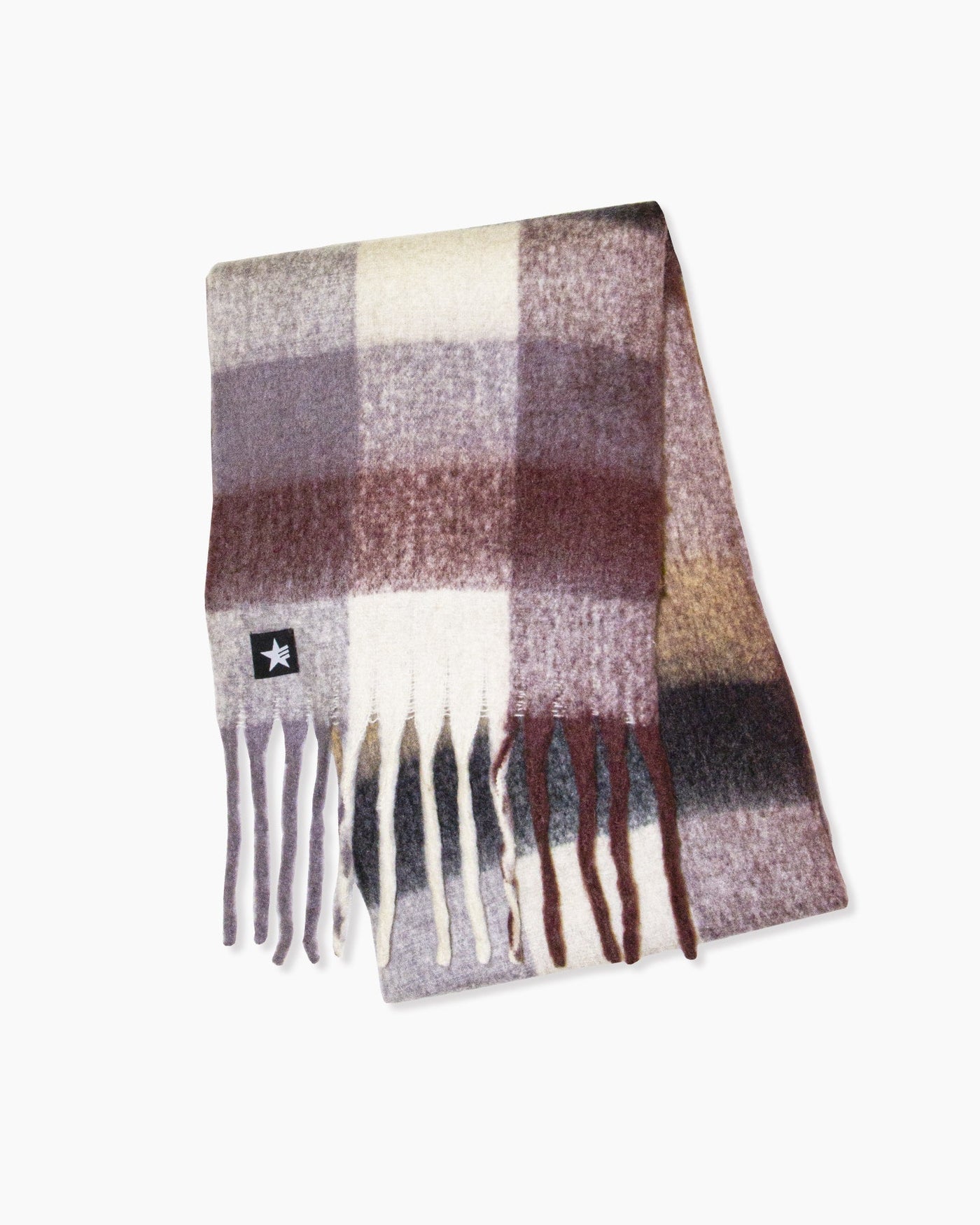 Lidja Scarf Brown Plaid oczekuje