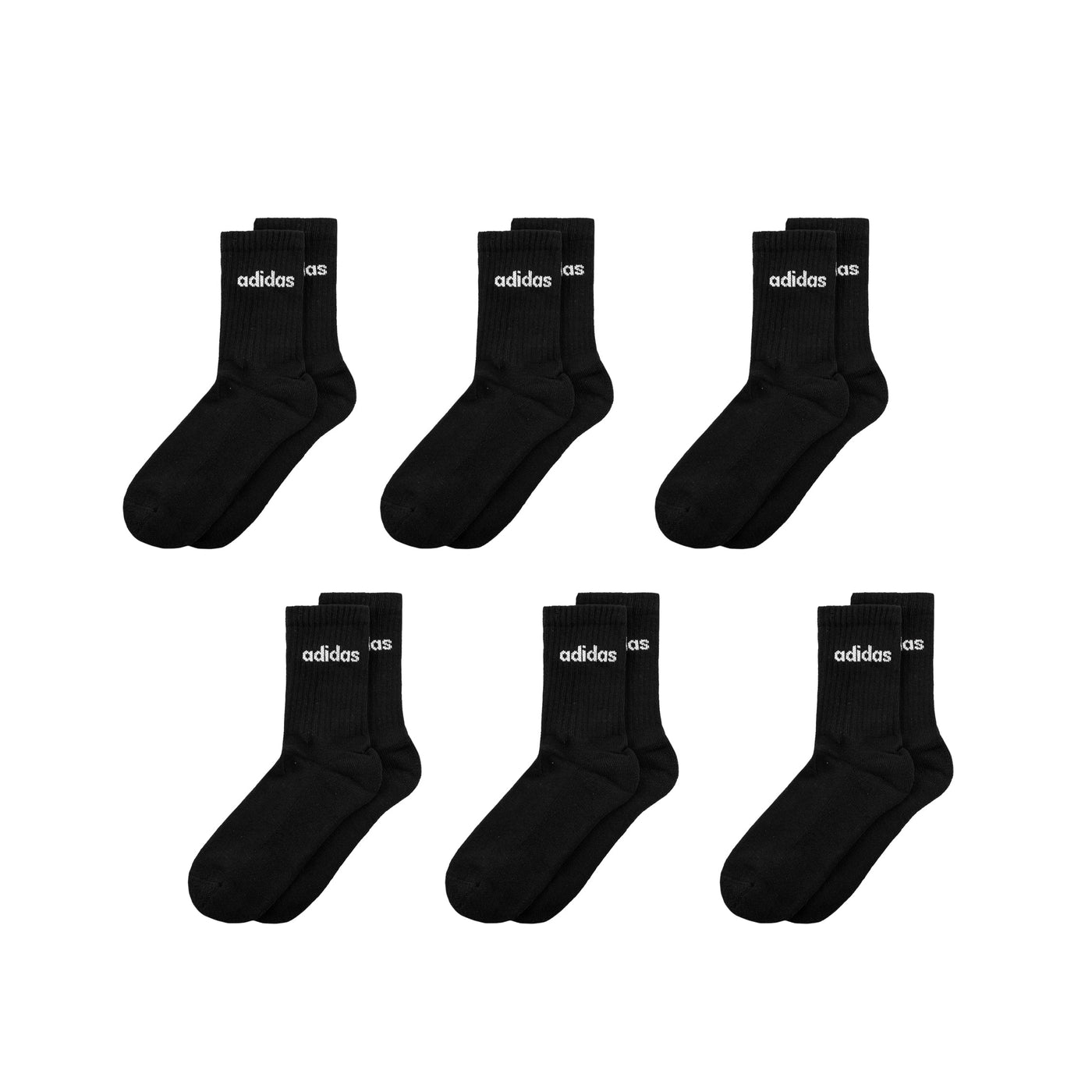 Skarpetki Adidas Cushioned Linear Crew 6 par