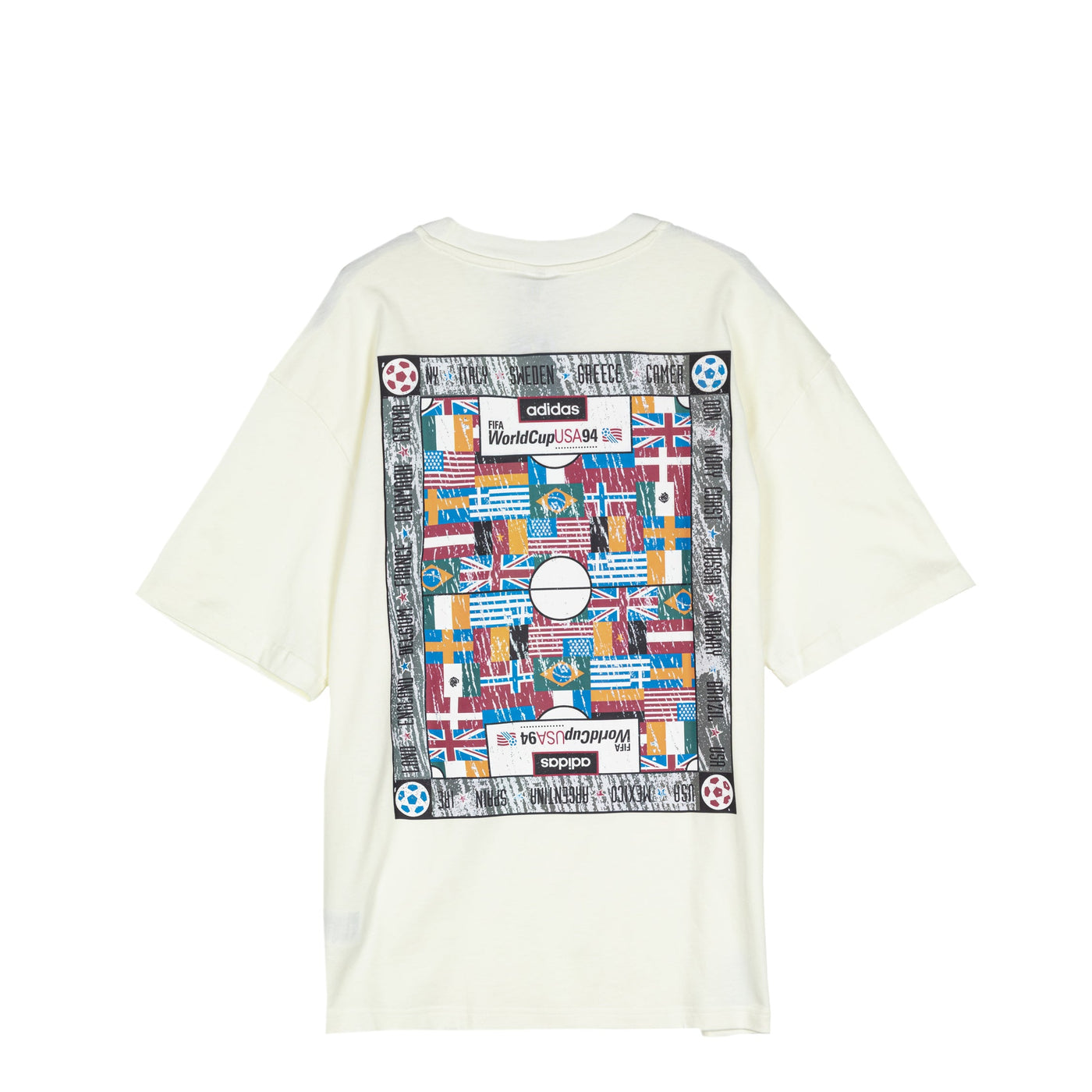Adidas T-shirt z flagą kraju z archiwum