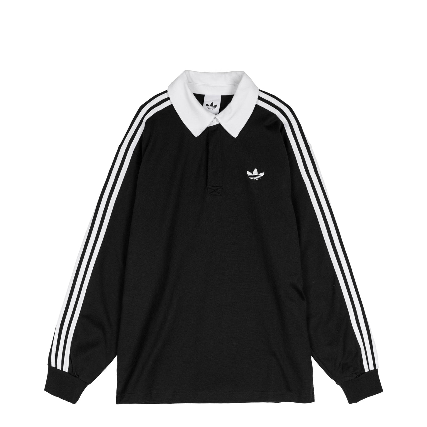 Koszulka polo Adidas Rugby z długim rękawem 3 paski