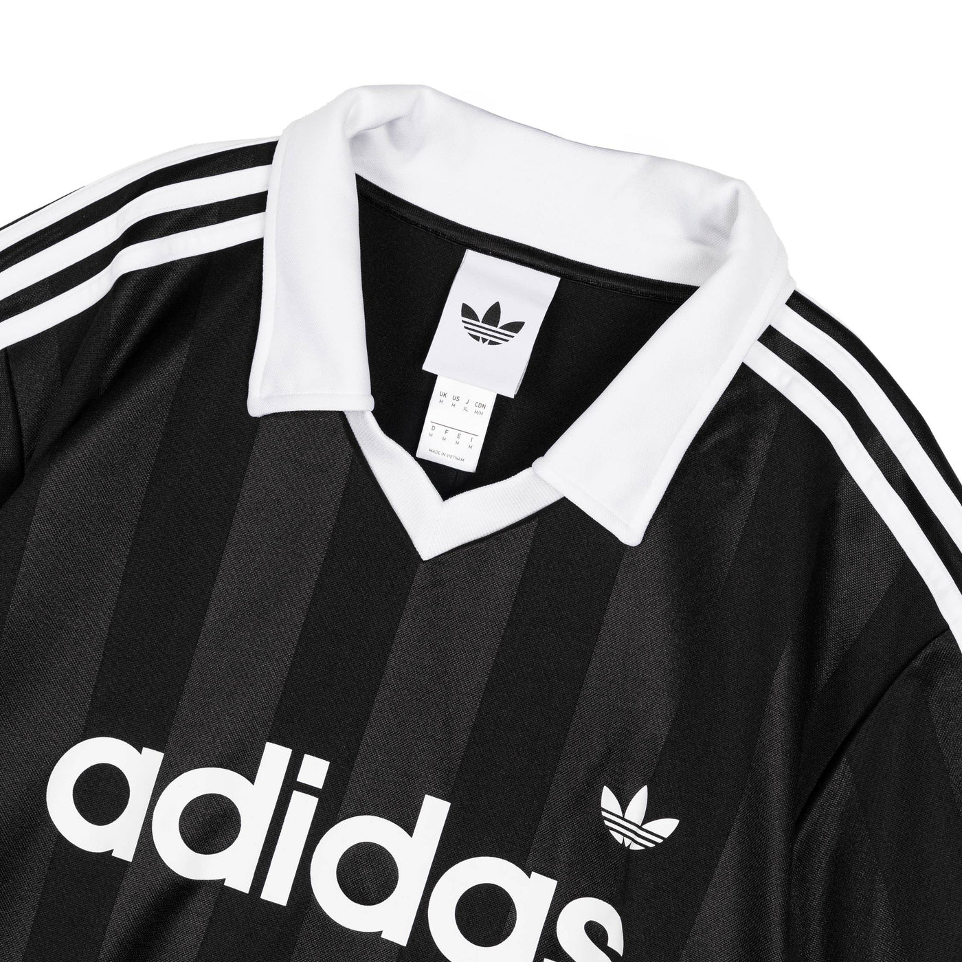 Adidas Archiwalna dzianinowa koszulka z kołnierzem