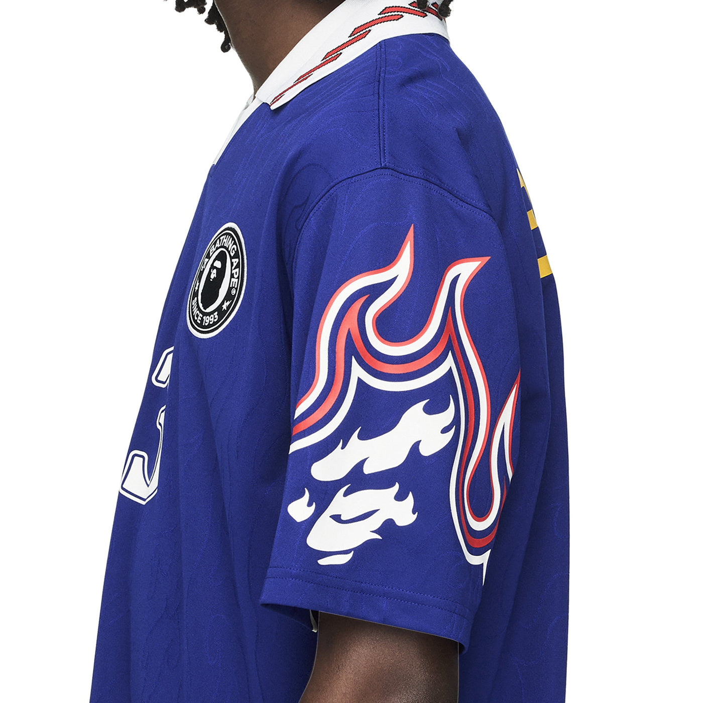 Adidas x Bape Koszulka z krótkim rękawem Flame Jersey