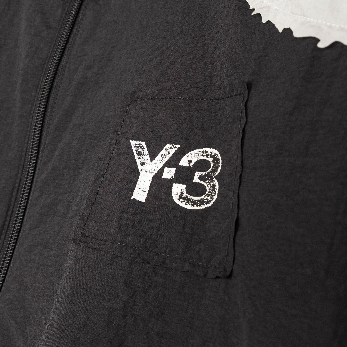 Kurtka Adidas Y-3 Raw Edge 3 Stripes z nylonu