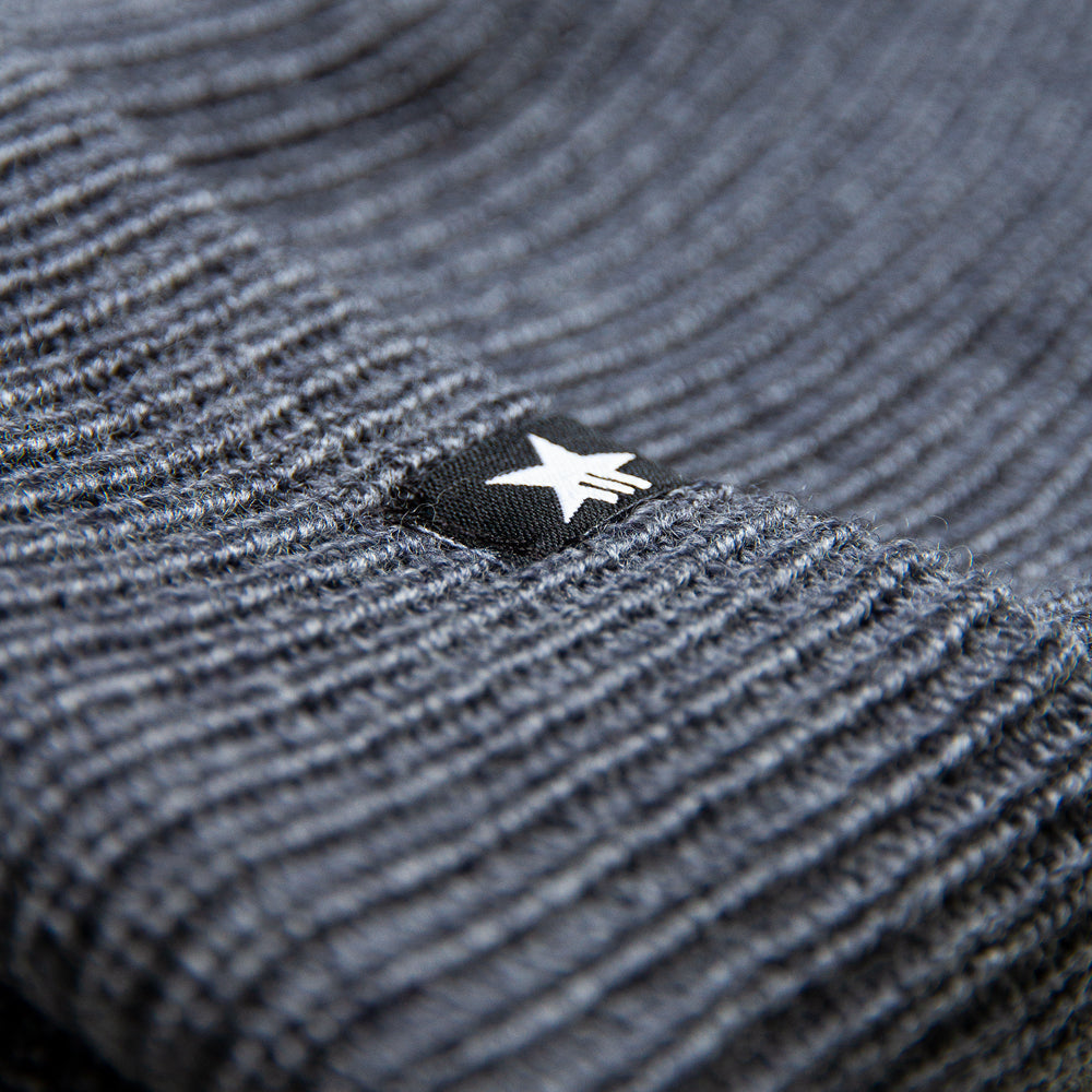 Oczekuję Ronin Merino Beanie Mid Grey