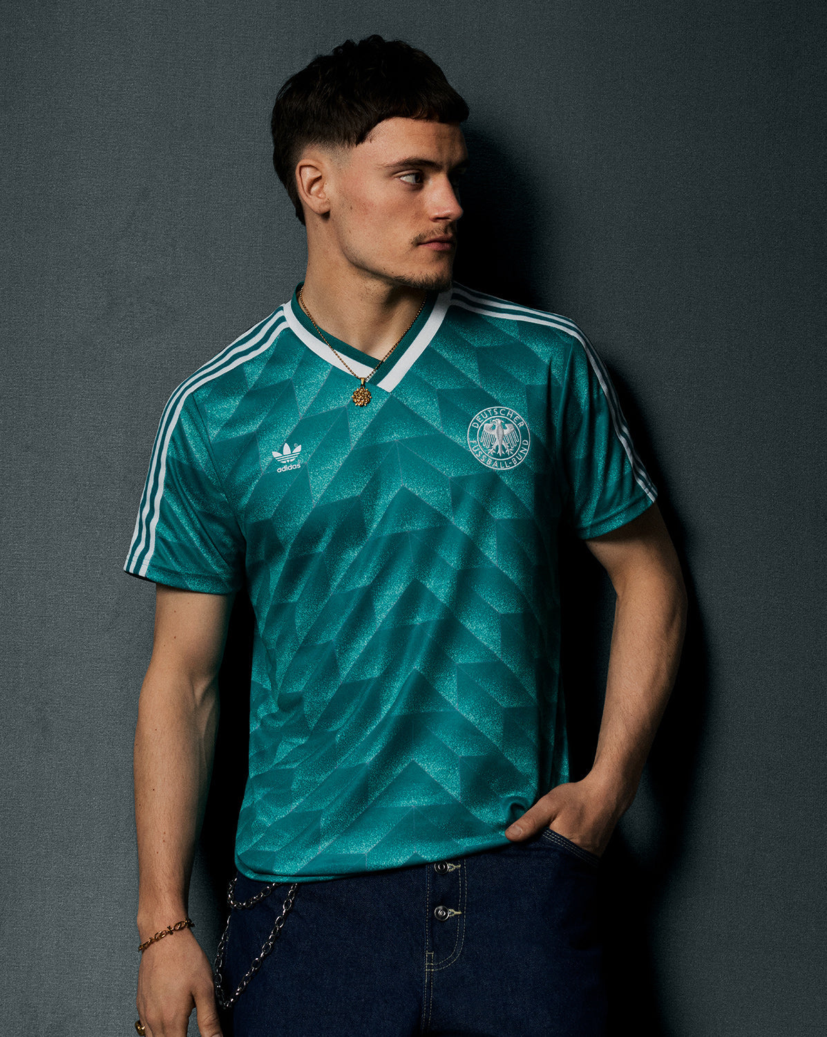Adidas DFB Niemcy 1990 Koszulka wyjazdowa