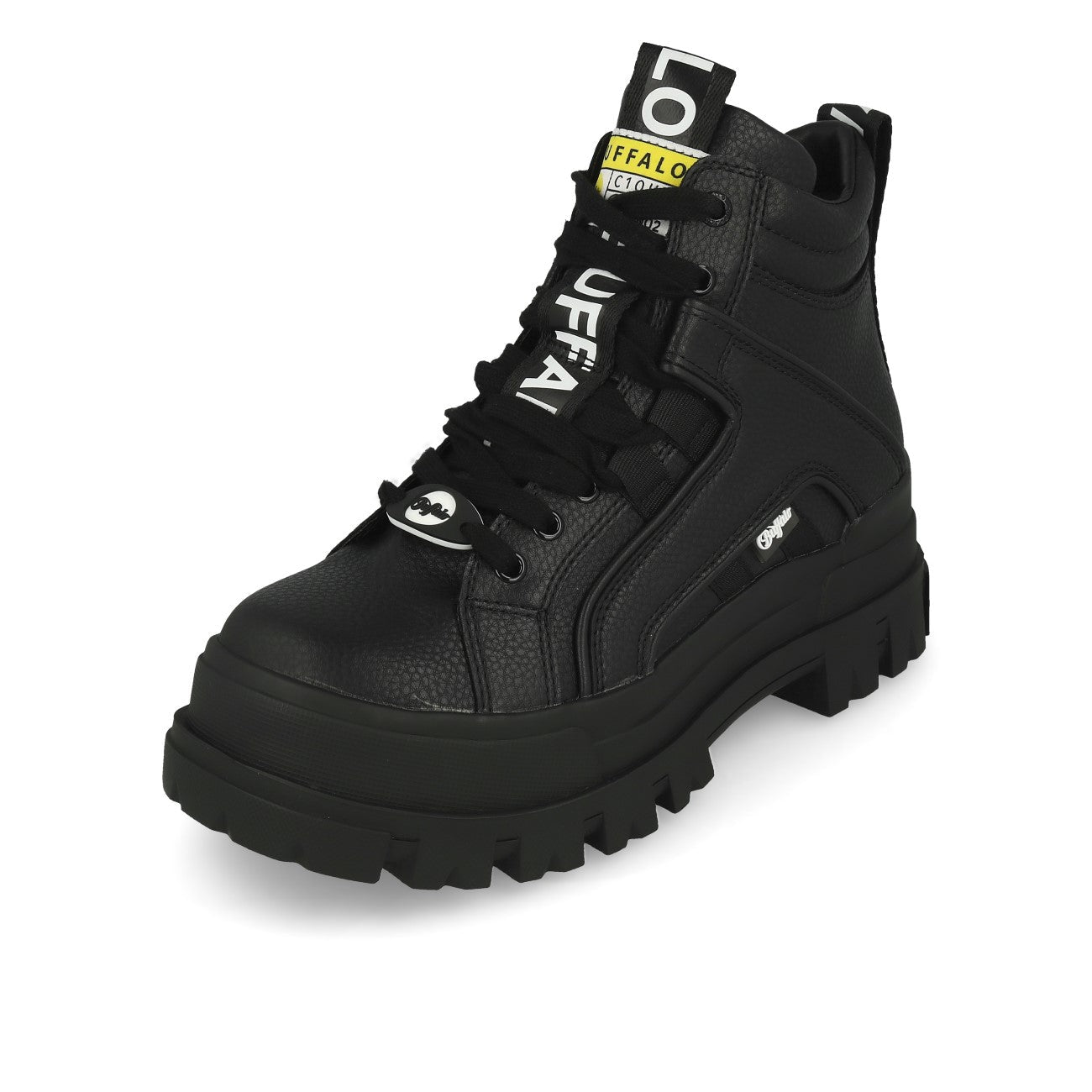 Buffalo Aspha NC Mid Bootie Flat damskie czarne