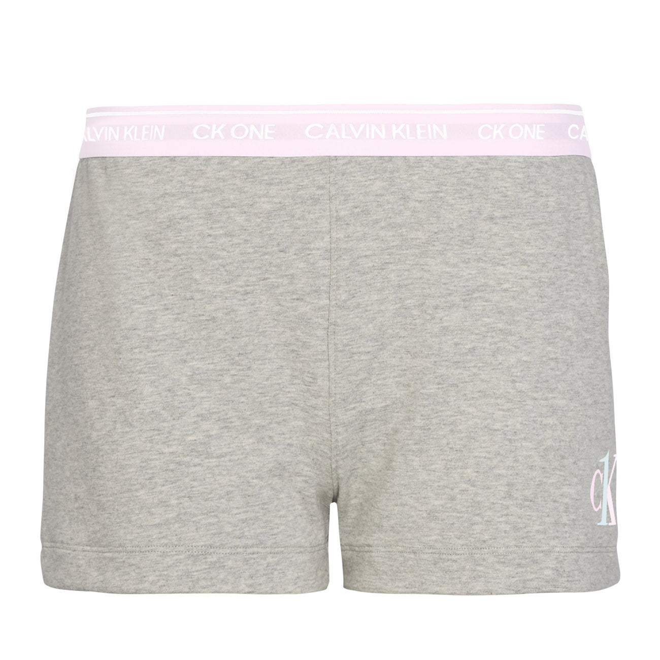 Calvin Klein Sleep Short Lounge Spodenki Piżamowe Damskie CK One Szare melanżowe Pearly Pink