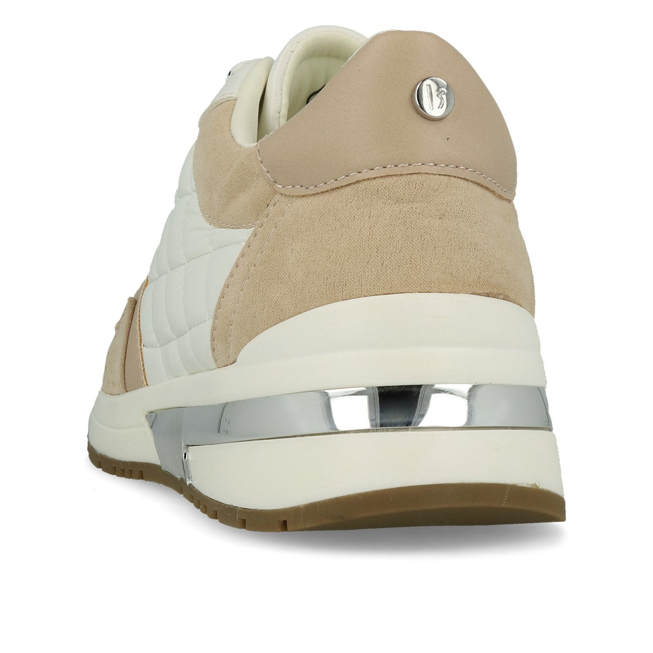 La Strada 2002974 Damskie trampki beżowe PU Fabric