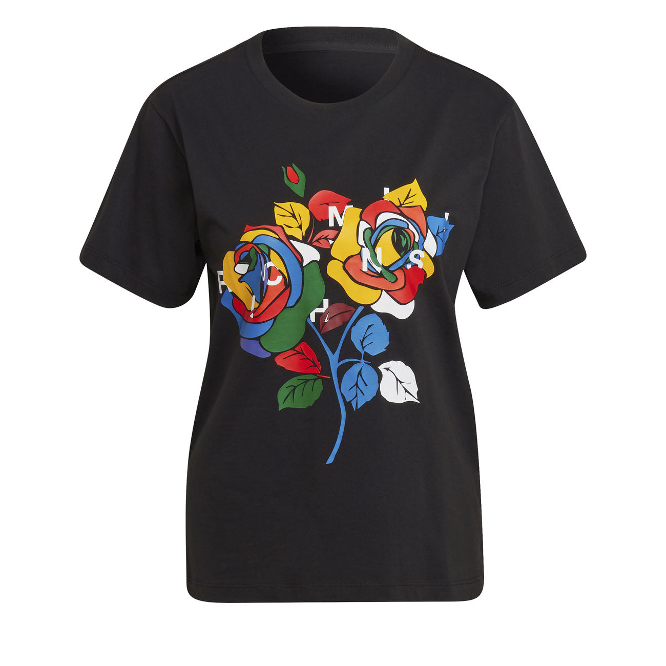 adidas Reg T-Shirt damski z nadrukiem Richa Mnisiego czarny