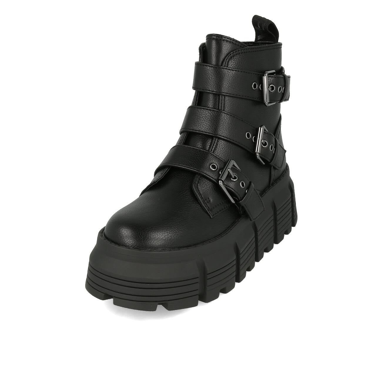 Buffalo AVA Ankleboot damskie wegańskie nappa czarne