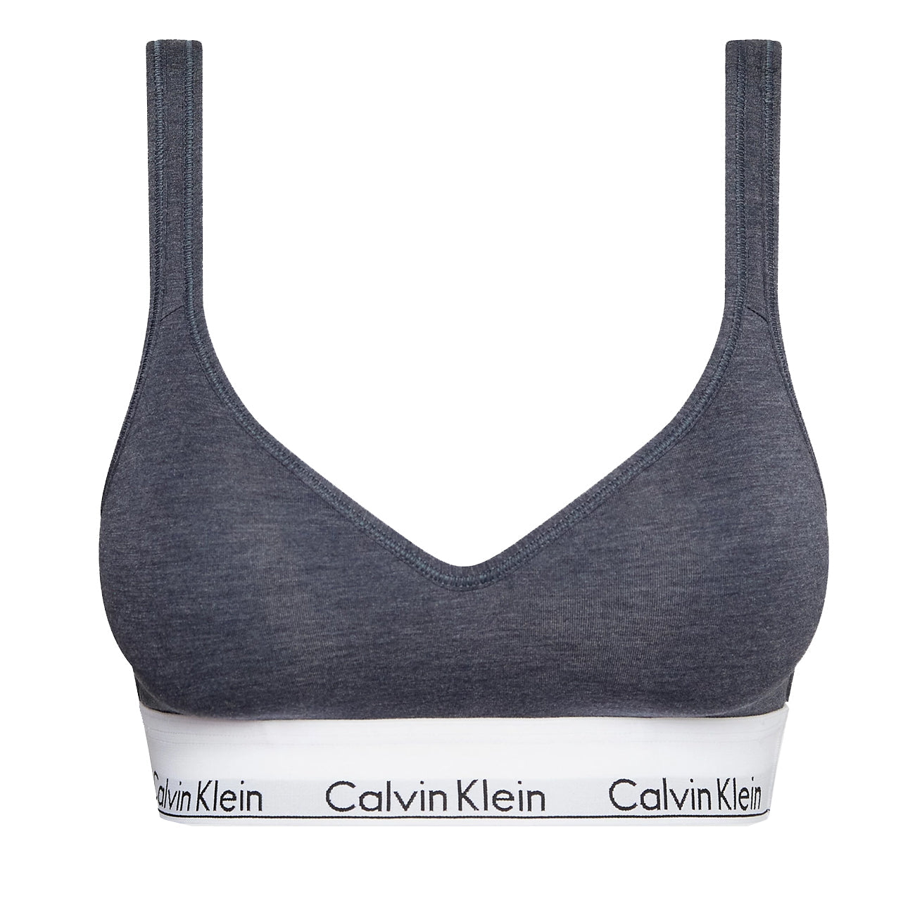 Calvin Klein Lift Bralette Modern Cotton Biustonosz Hemisphere Blue Heather