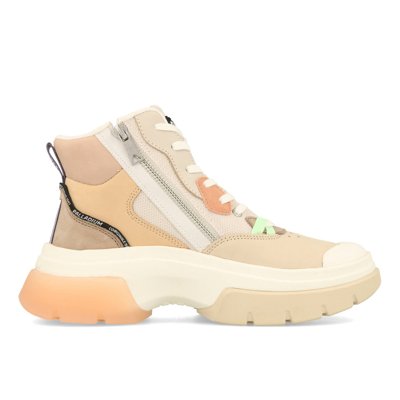 Palladium Pallawave Cuff Damskie Rugby Tan Moonbeam