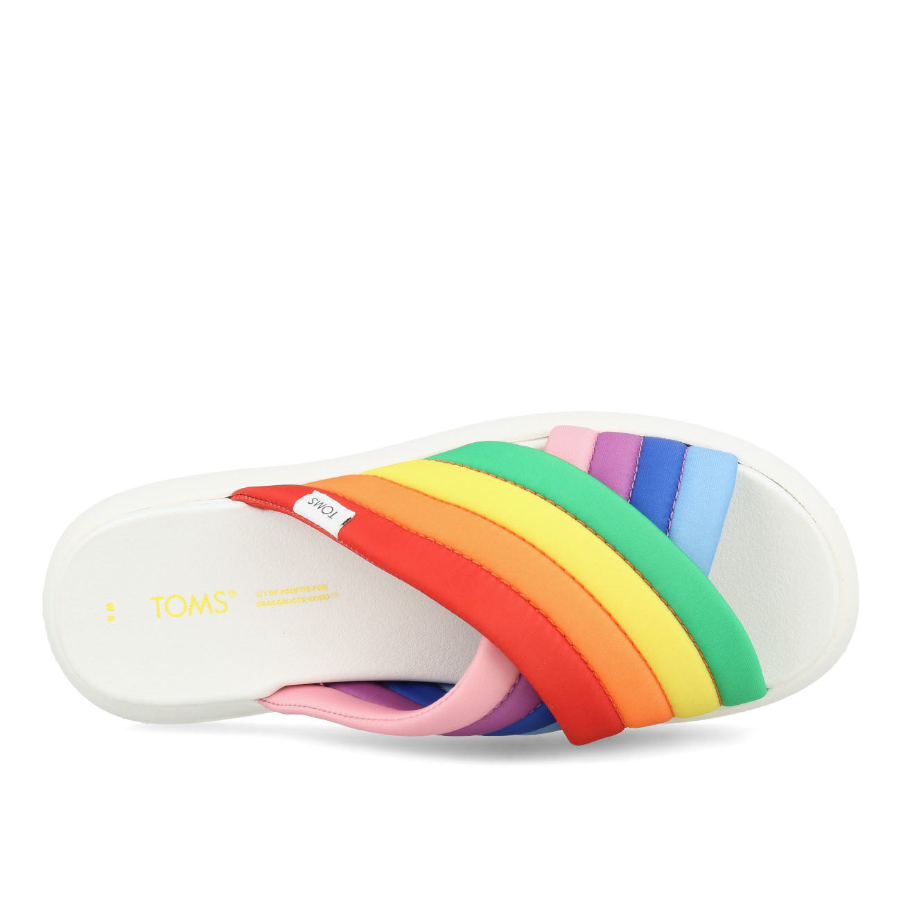 Toms Womens Alpargata Mallow Crossover Damskie Wielokolorowe Tęczowe