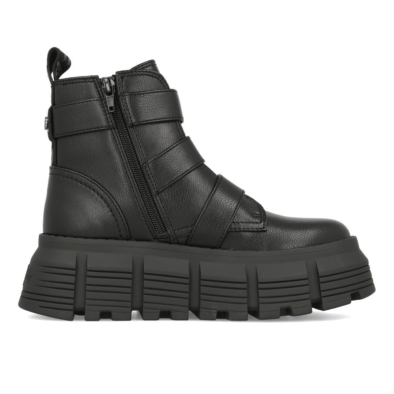 Buffalo AVA Ankleboot damskie wegańskie nappa czarne