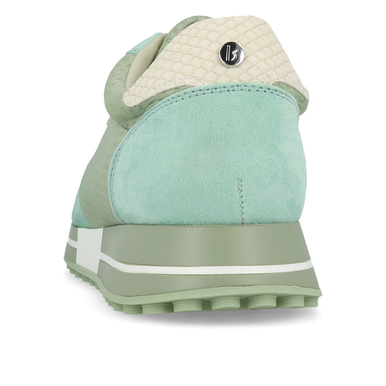 La Strada 2101457 Trampki Damskie Jasnozielone Micro Mesh Wąż