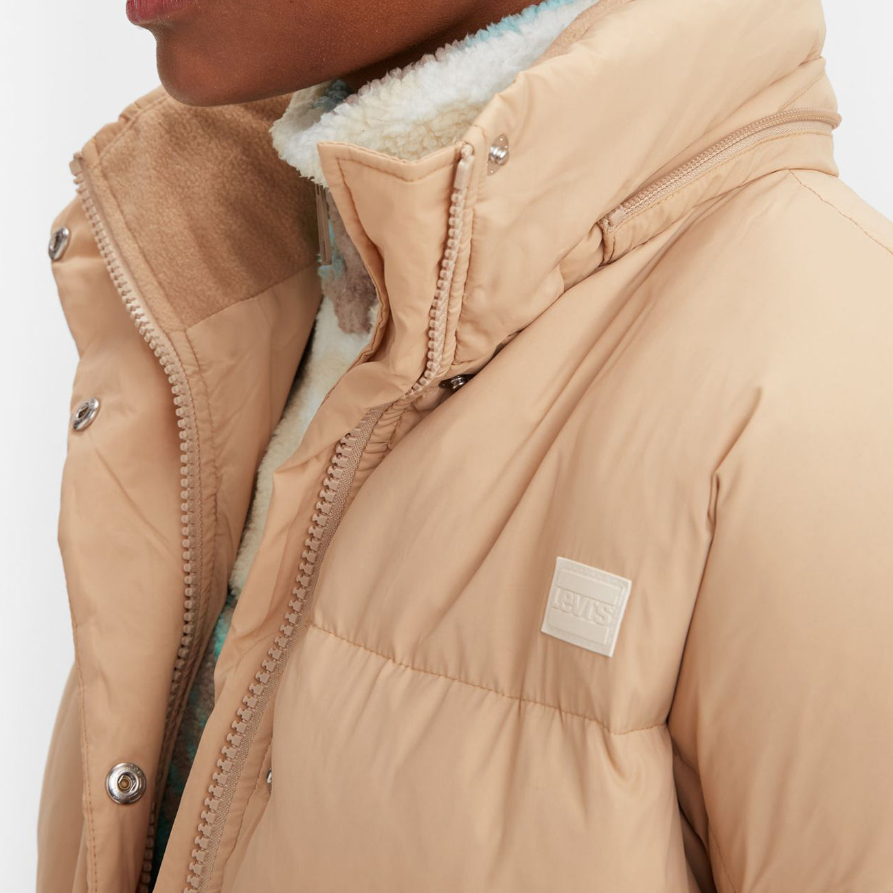 Levi's Baby Bubble Puffer Jacket damska Granola