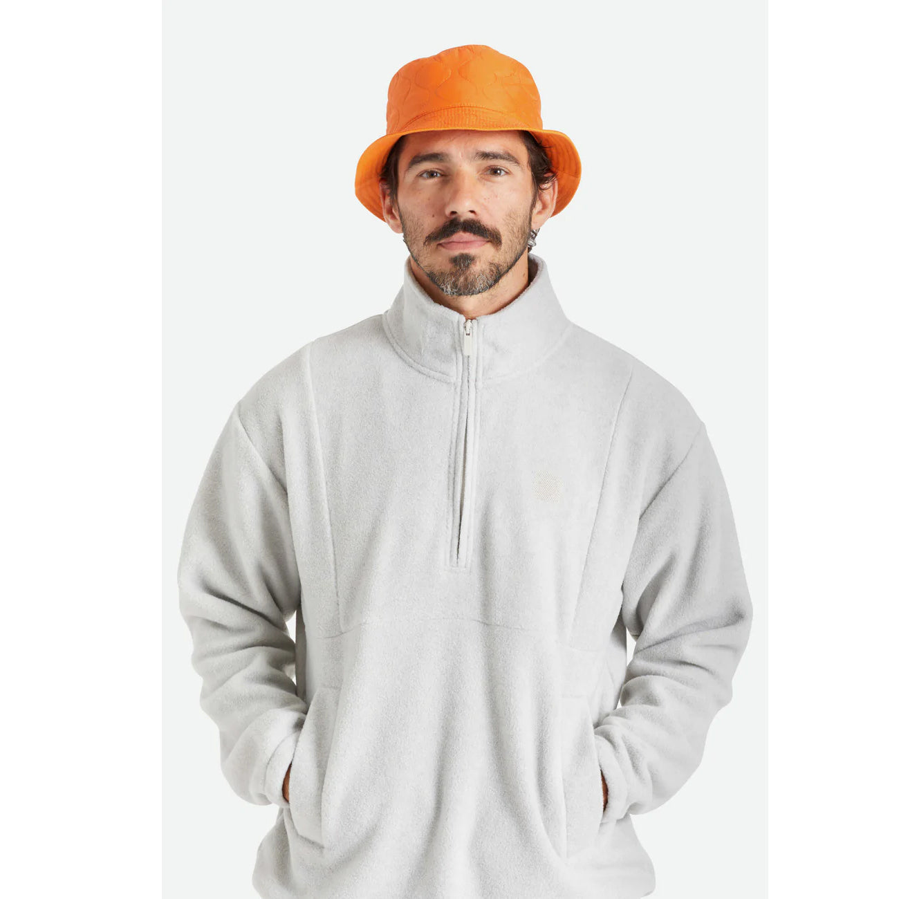 Dwustronny kapelusz Brixton Abraham Burnt Orange