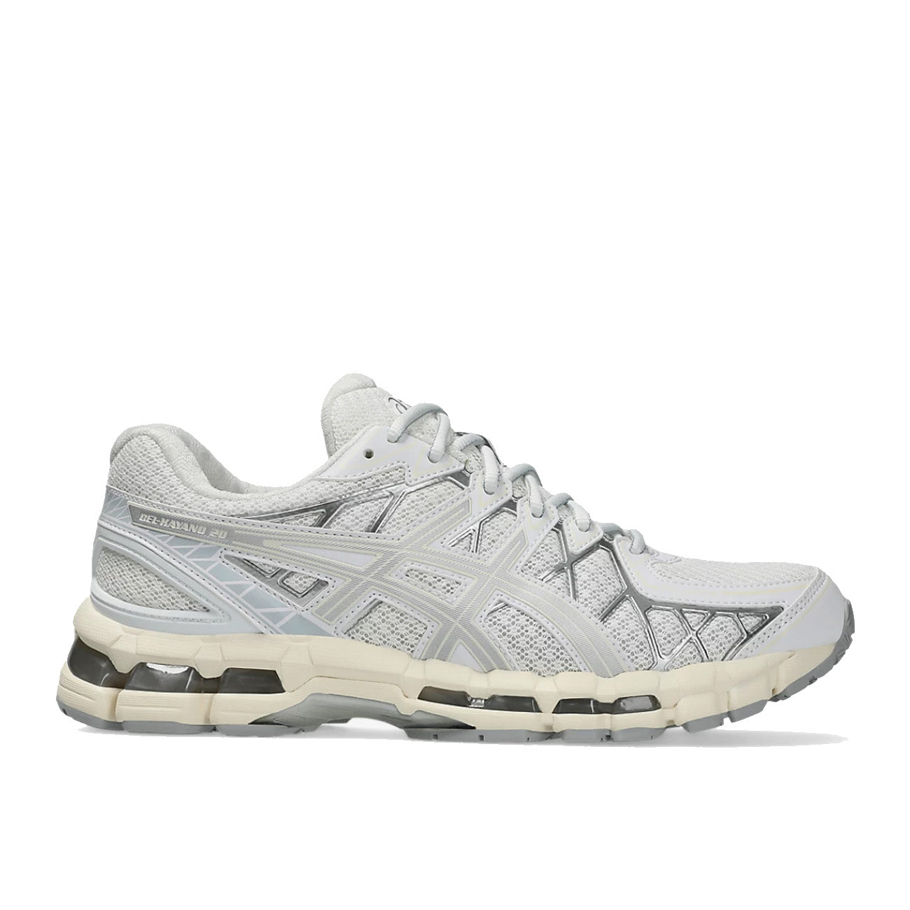 Asics Gel-Kayano 20 Męskie Białe Czyste Srebro