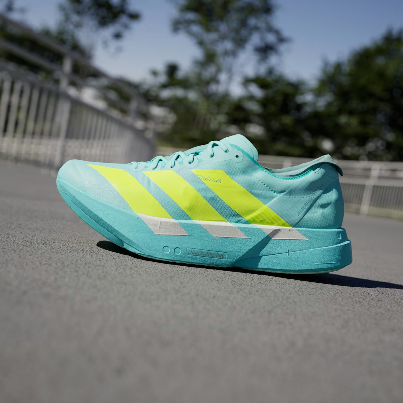 adidas Adizero Adios Pro 4 Męskie Flash Aqua Lucid Lemon Mint Ton