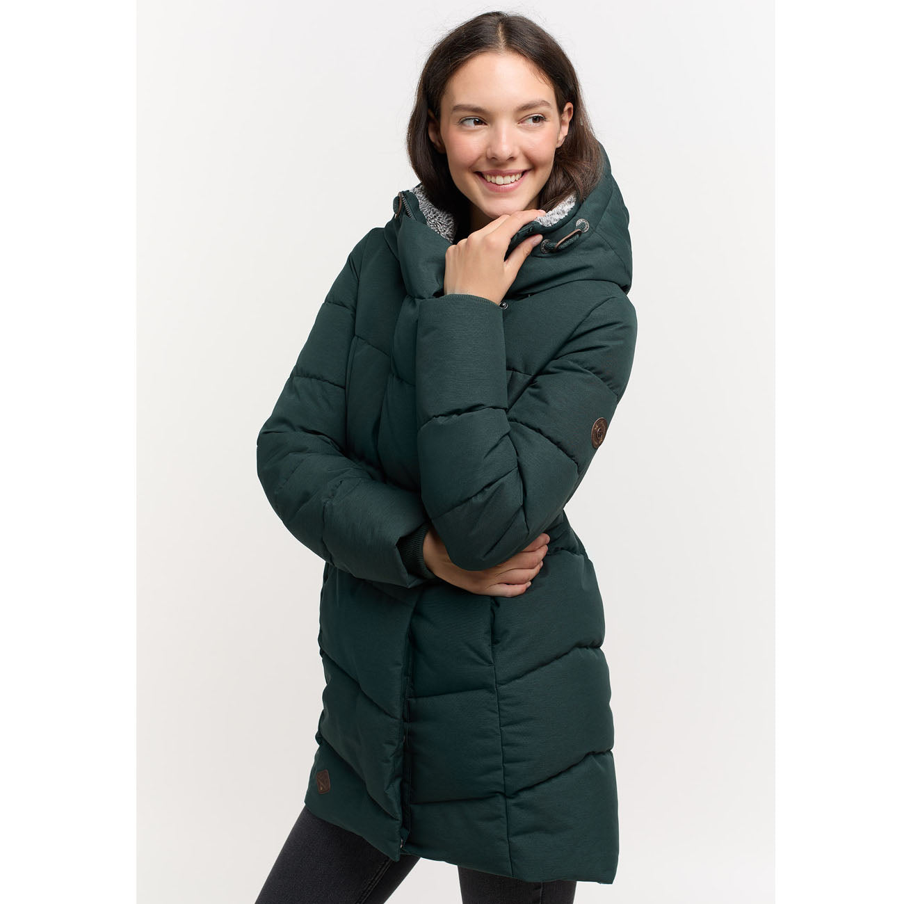 Ragwear Pavla Jacket Damska Ciemnozielona
