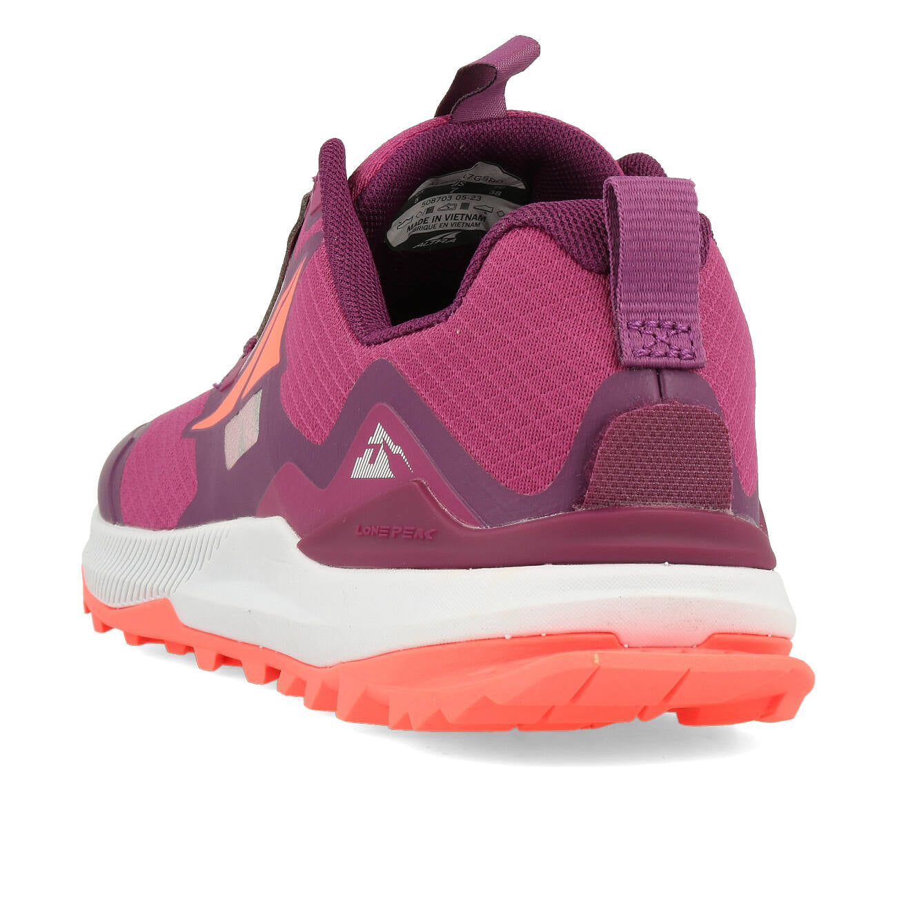 Altra W Lone Peak 7 damskie fioletowo-pomarańczowe