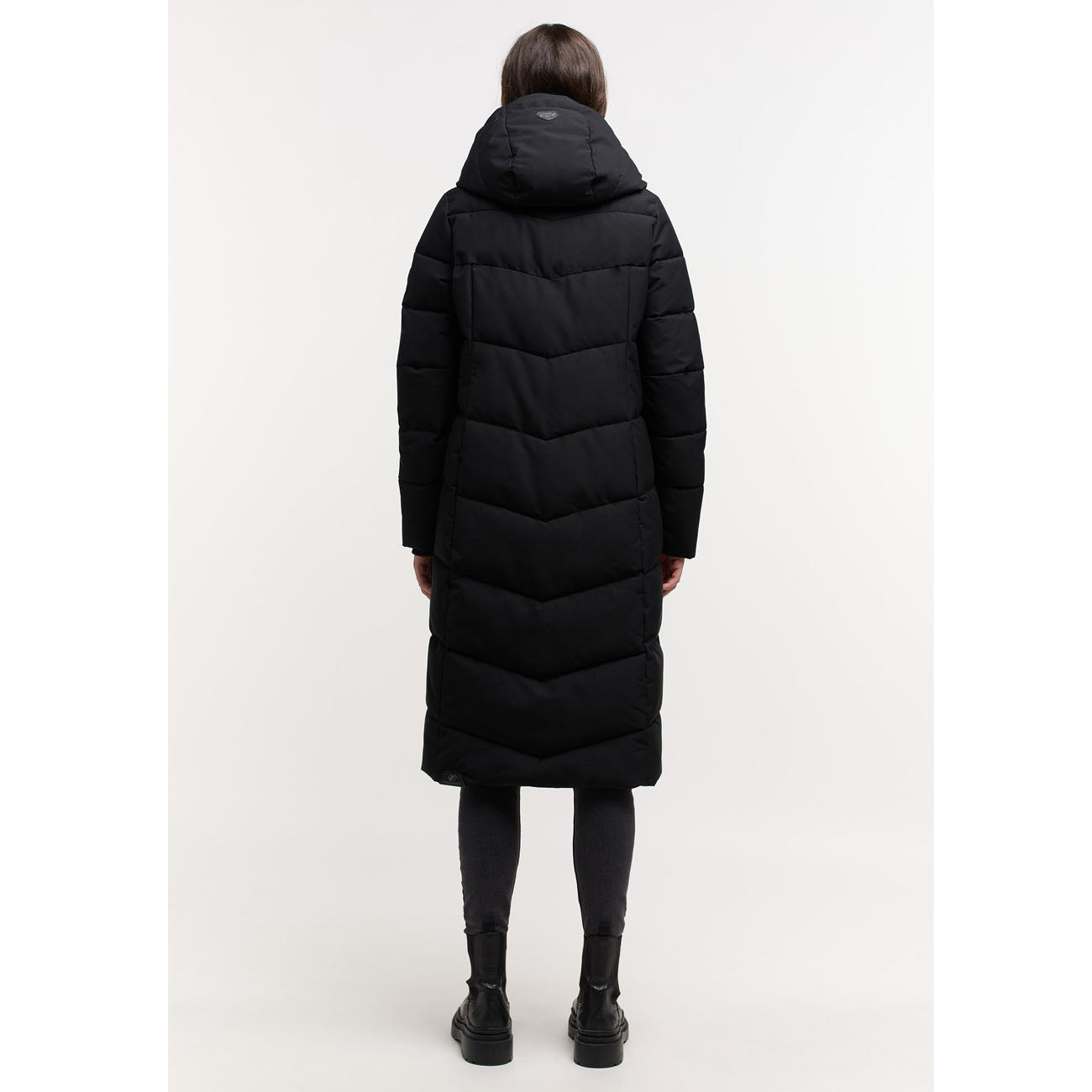 Ragwear Pavla Long Jacket Damska Czarna