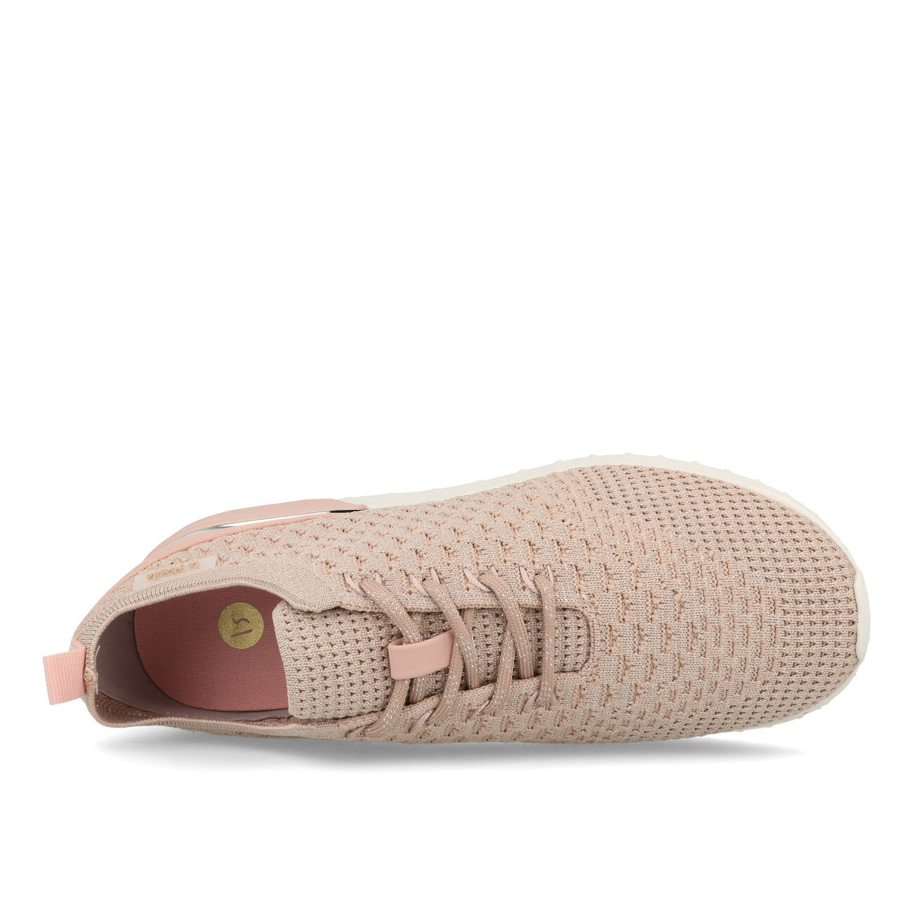 La Strada 2101381 Trampki damskie Nude Silver Knitted