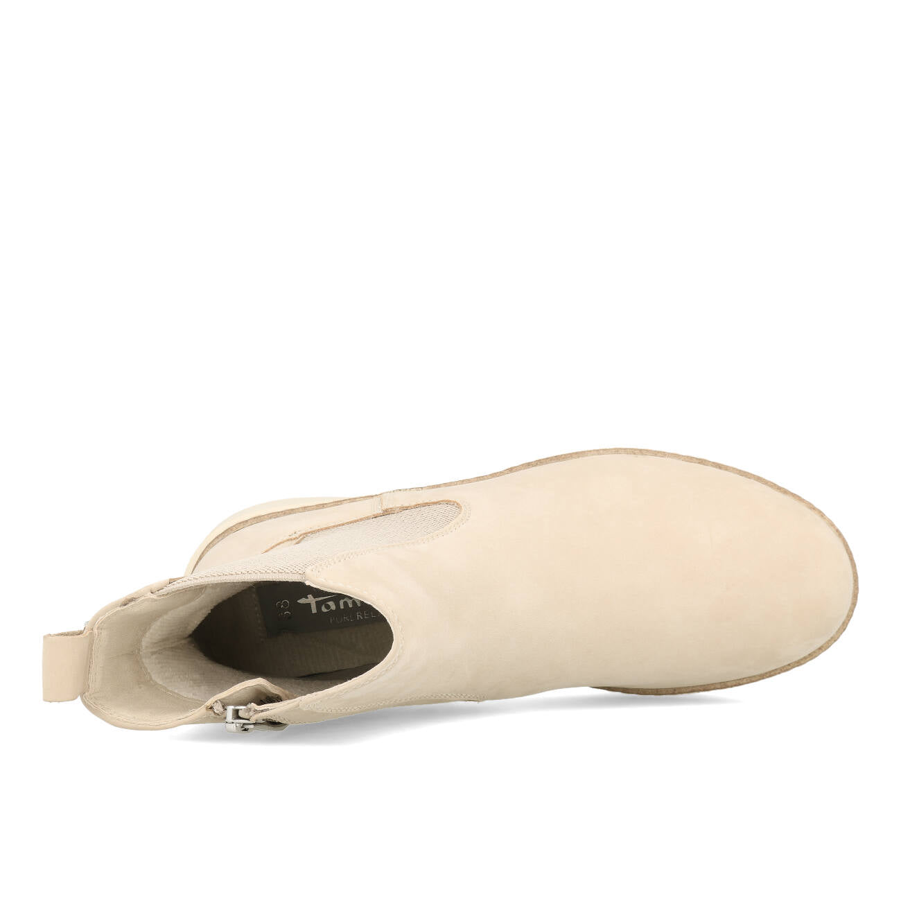 Tamaris 1-25403-41-353 Botki Chelsea Damskie Nubuk Taupe