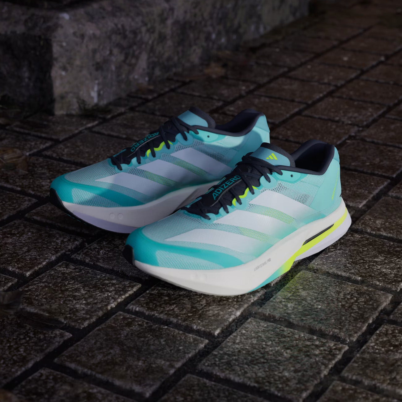adidas Boston 13 męskie Flash Aqua Cloud White Lucid Lemon
