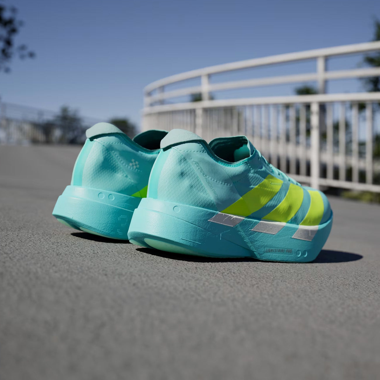 adidas Adizero Adios Pro 4 Męskie Flash Aqua Lucid Lemon Mint Ton