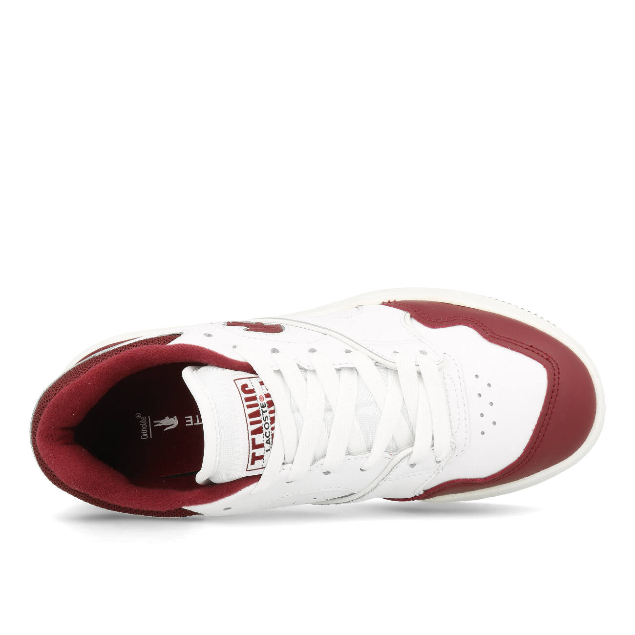 Lacoste Lineshot 223 2 SFA damskie biało-bordowe