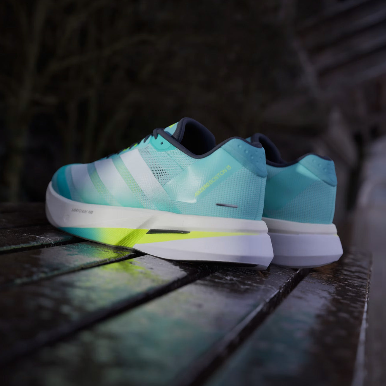 adidas Boston 13 męskie Flash Aqua Cloud White Lucid Lemon