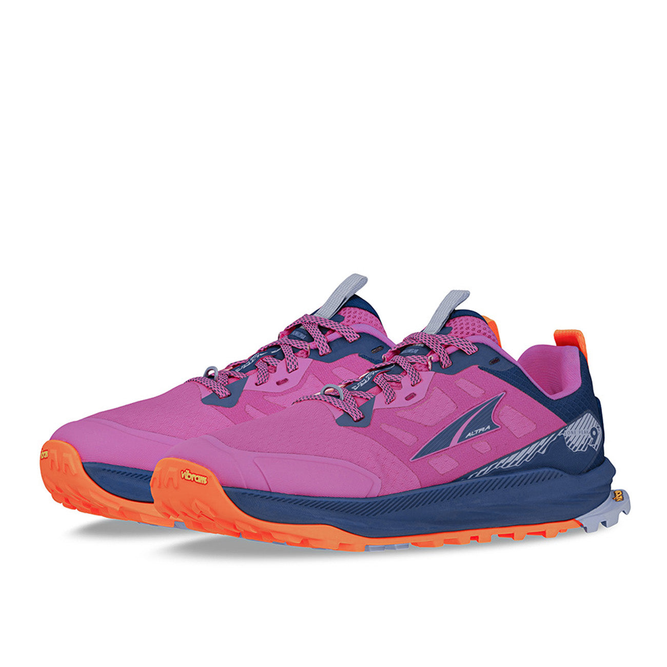 Altra W Lone Peak 9+ Damskie Fioletowe Pomarańczowe