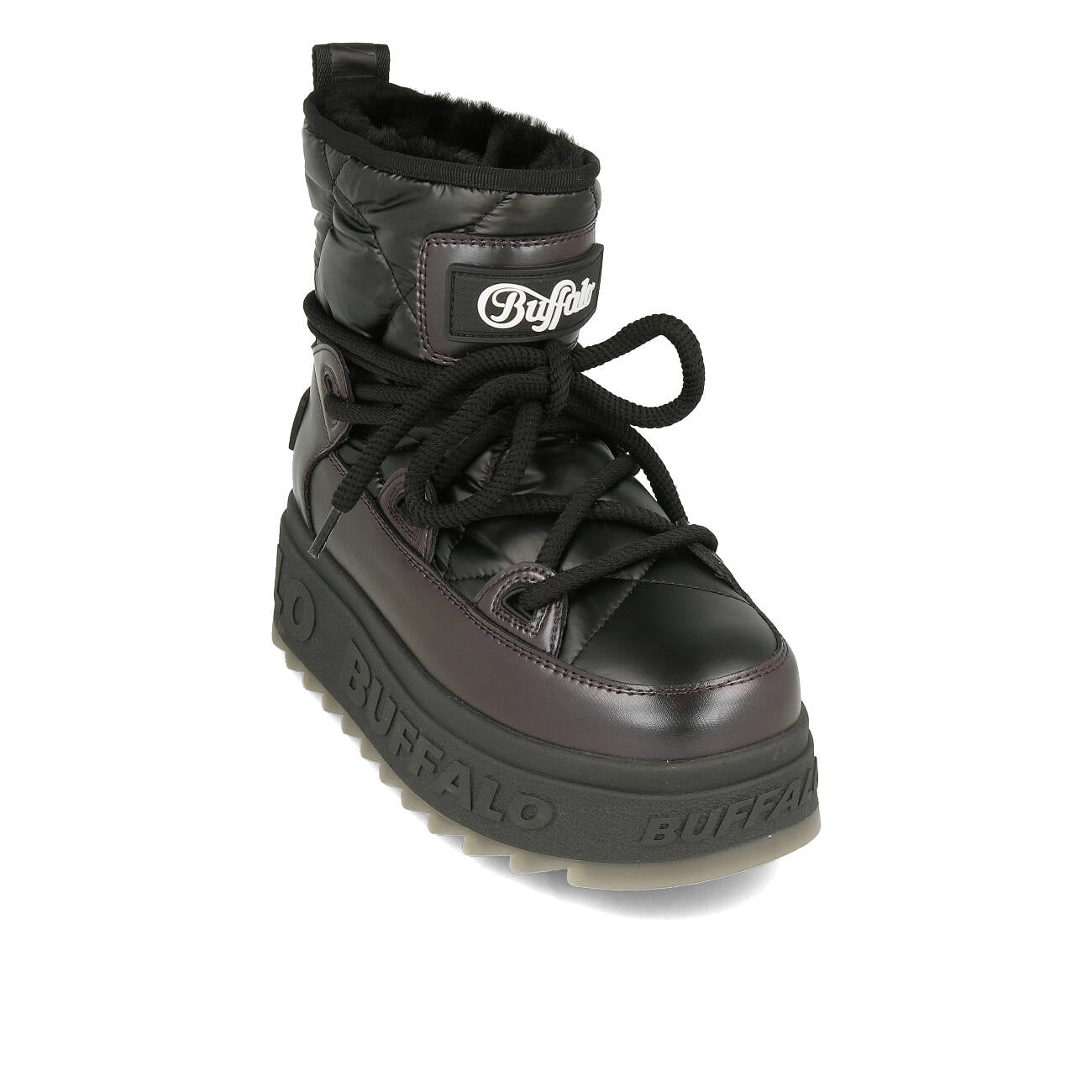 Buffalo Eliza Snow Boot Wegański Nappa Czarny