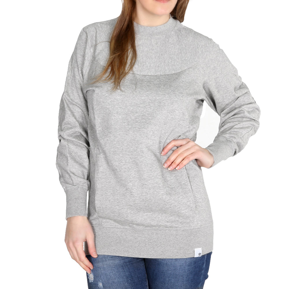 adidas XBYO W Bluza z kapturem w kolorze średnioszarym melanżowym