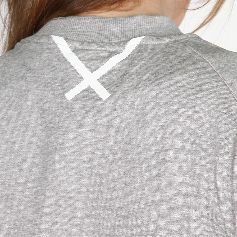 adidas XBYO W Bluza z kapturem w kolorze średnioszarym melanżowym