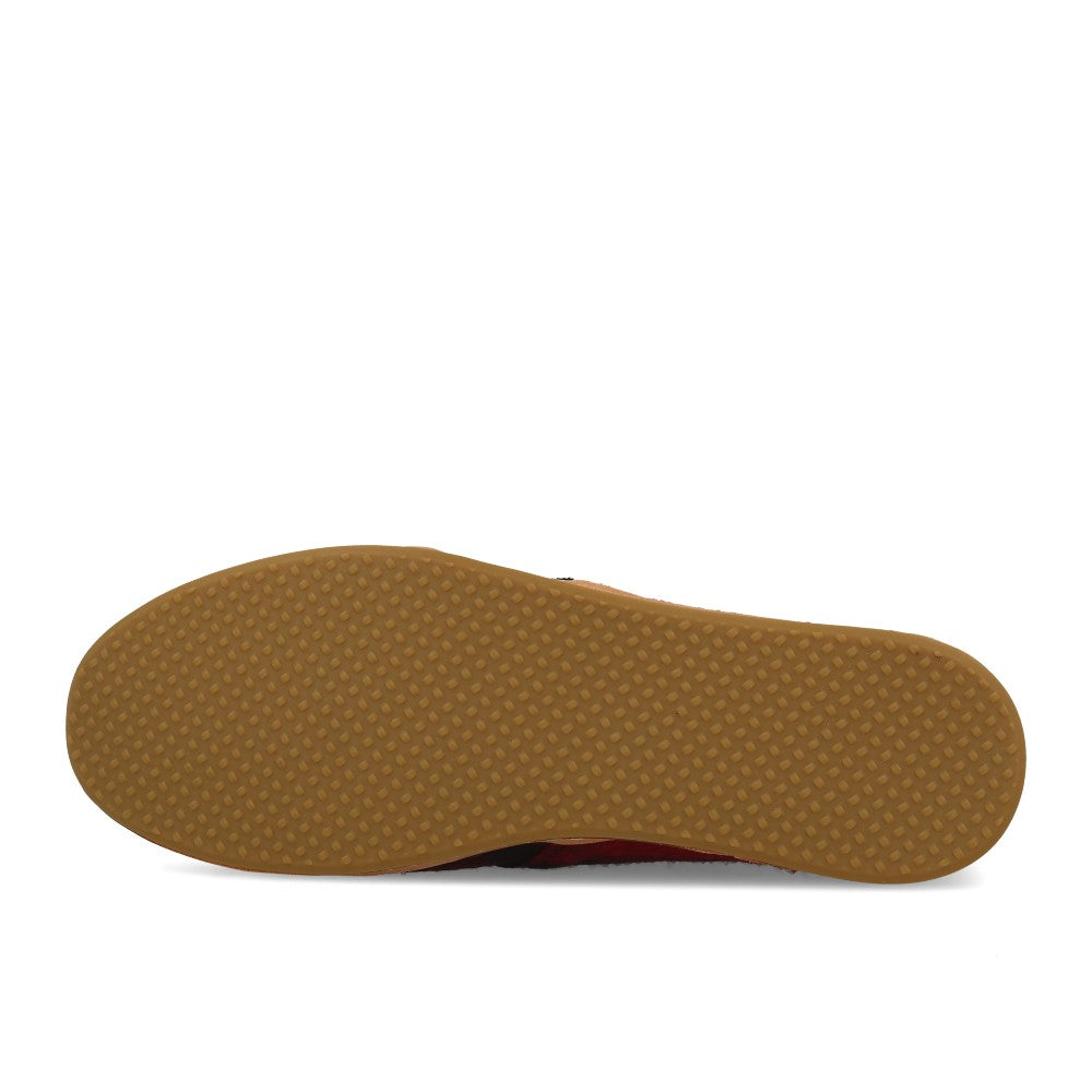 TOMS Wmns Bota w czerwoną kratę filc na skórze