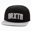 Czapka Brixton Hamilton Snapback, czarna, jasnoszara melanżowa