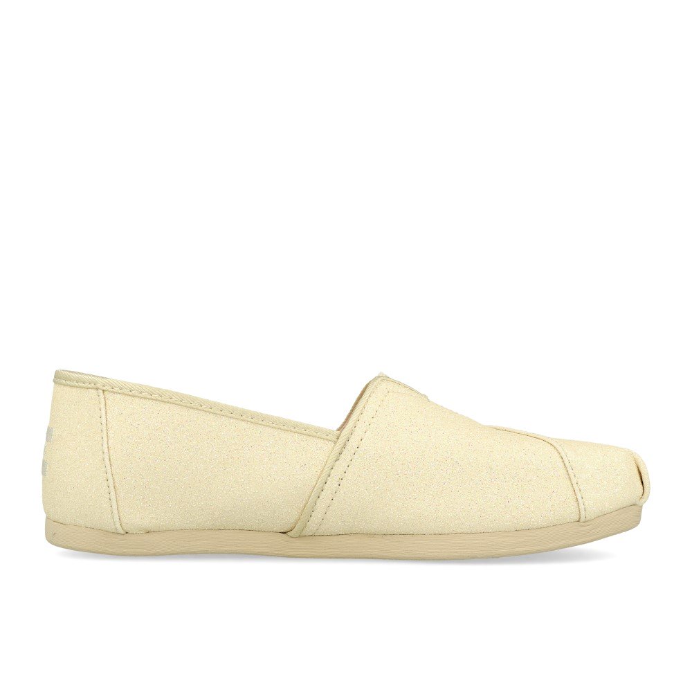 TOMS Classics brokatowe w kolorze kości słoniowej dla kobiet
