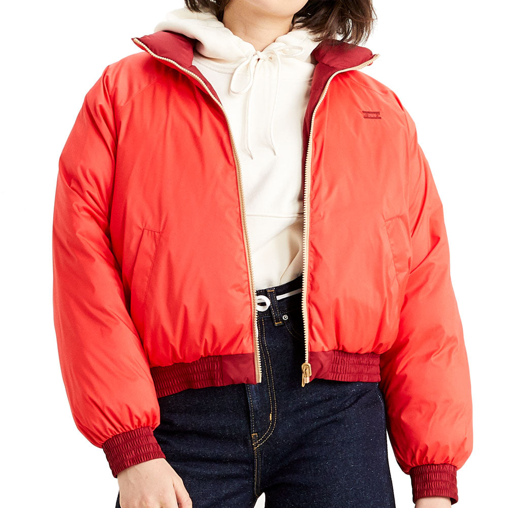Levi's Dwustronna kurtka puchowa Lydia Poppy Red