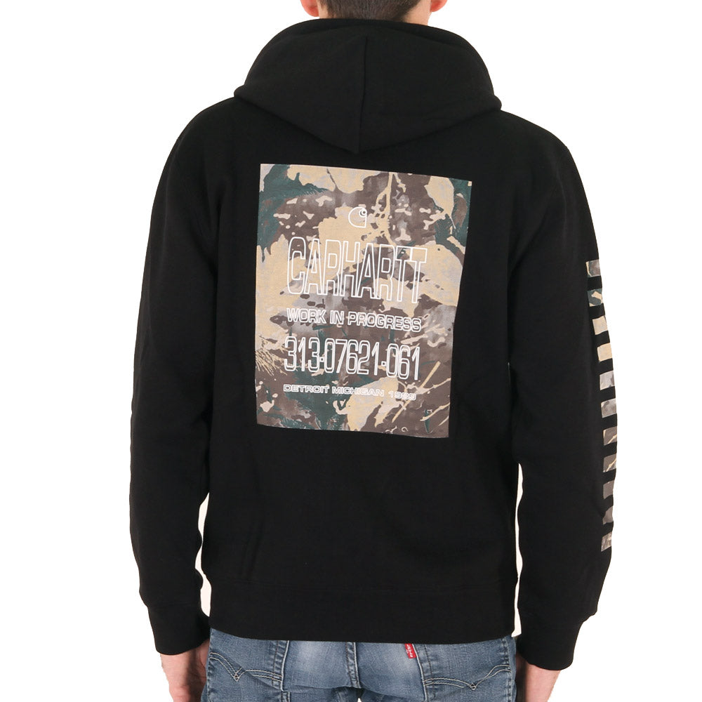 Carhartt WIP Hooded Camo Mil Sweat Czarna