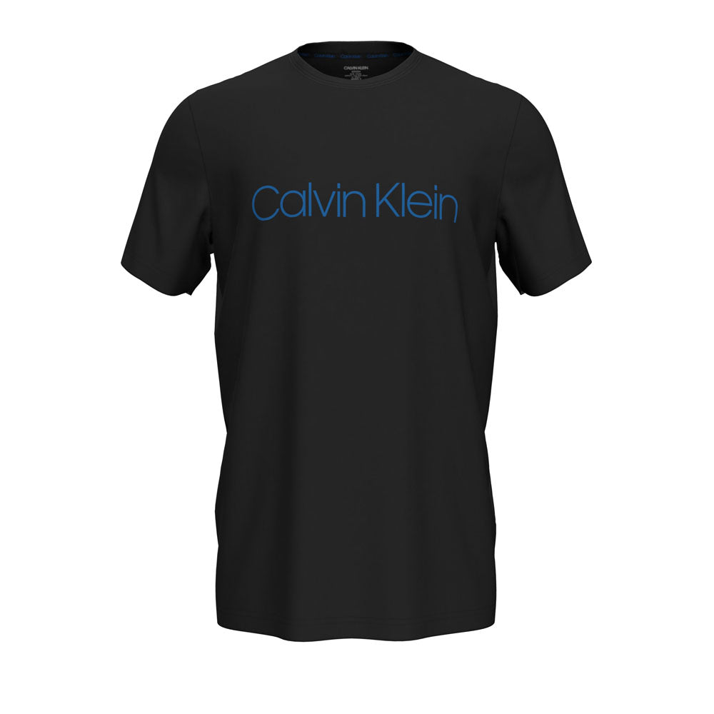 Calvin Klein Logo T-Shirt S/S Crew Neck 000NM2095E Męski Czarny